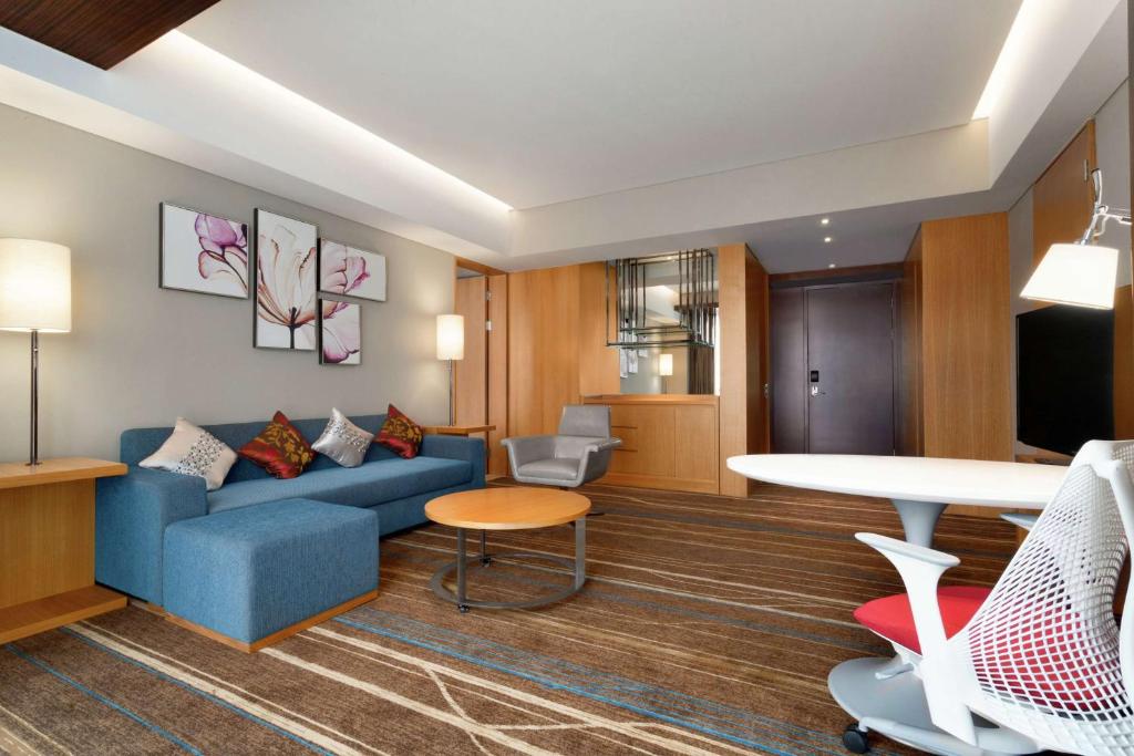 Posezení v ubytování Hilton Garden Inn Shenzhen Bao'an