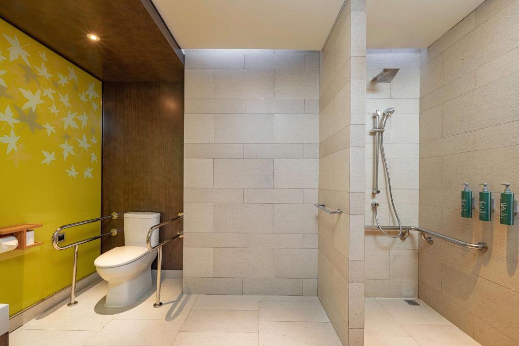 Koupelna v ubytování Hilton Garden Inn Shenzhen Bao'an