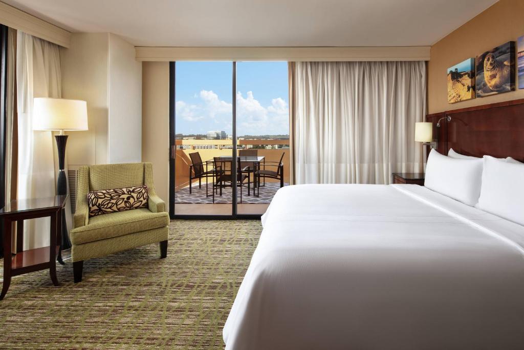 San Diego Marriott La Jolla - Corner King Room Met Balkon