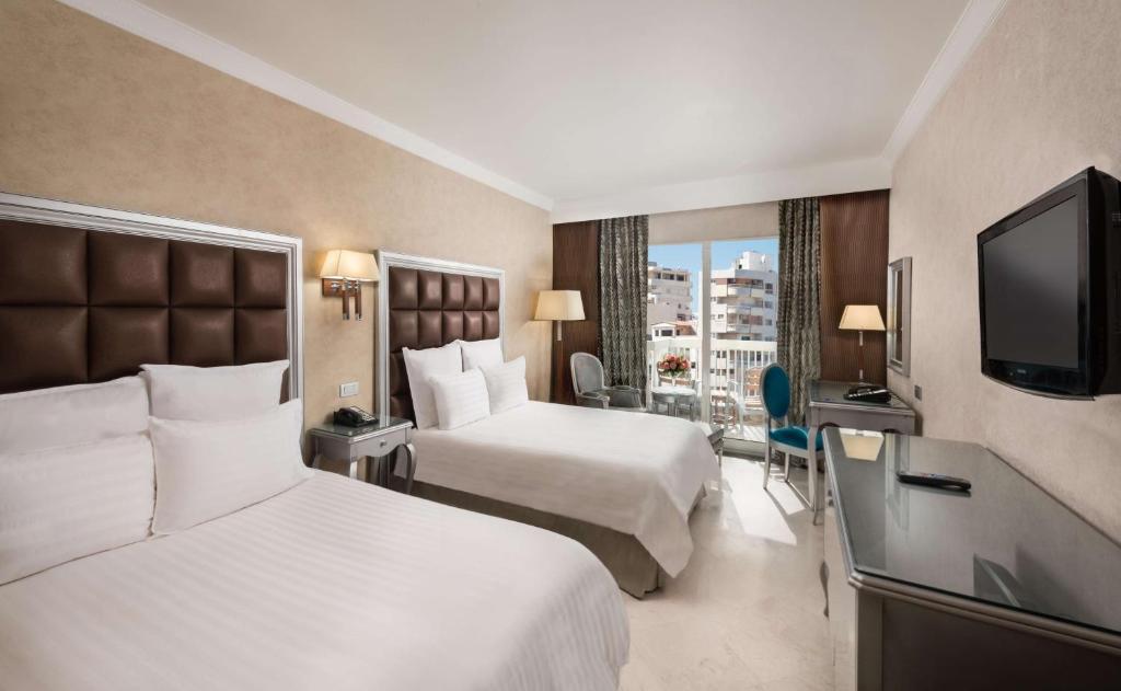 Hilton Alexandria Corniche Hotel - غرفة توائم مع عرض المدينة
