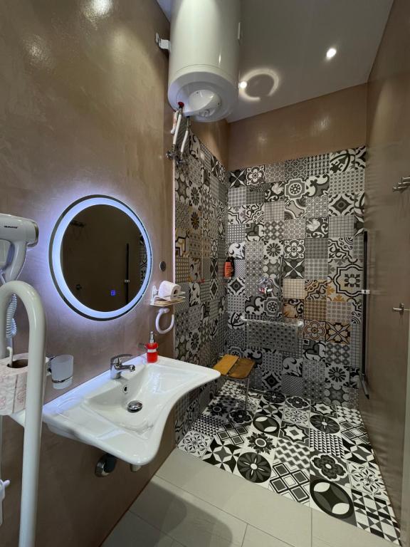 Koupelna v ubytování apartamente Melodi