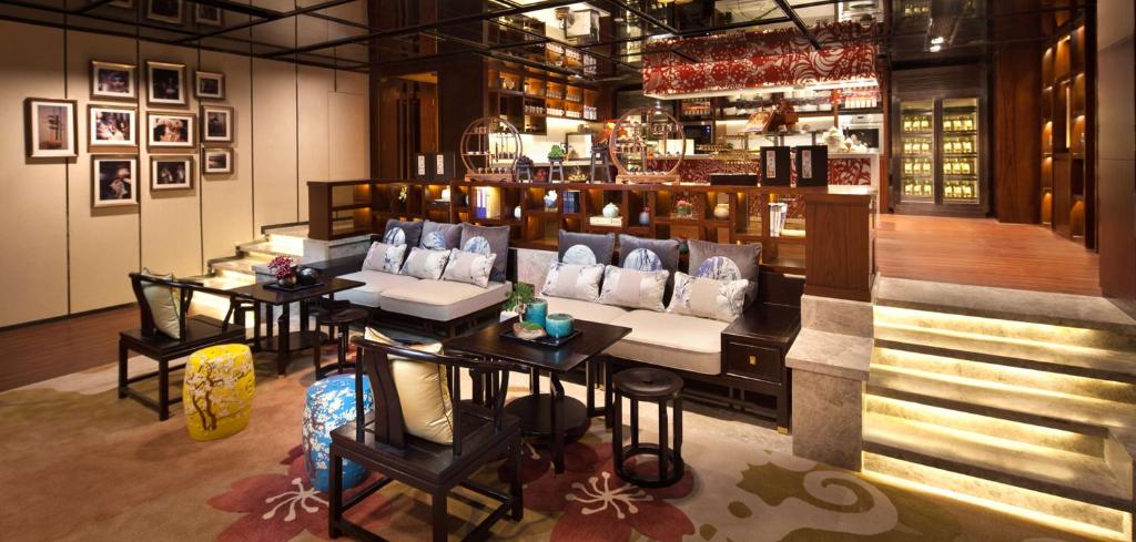 Posezení v ubytování DoubleTree by Hilton Guangzhou - Near Beijing Road Pedestrian Street