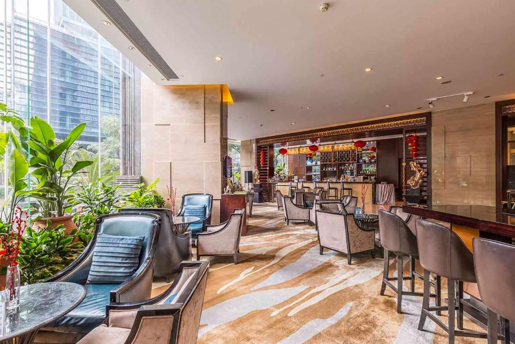 Posezení v ubytování DoubleTree by Hilton Guangzhou - Near Beijing Road Pedestrian Street