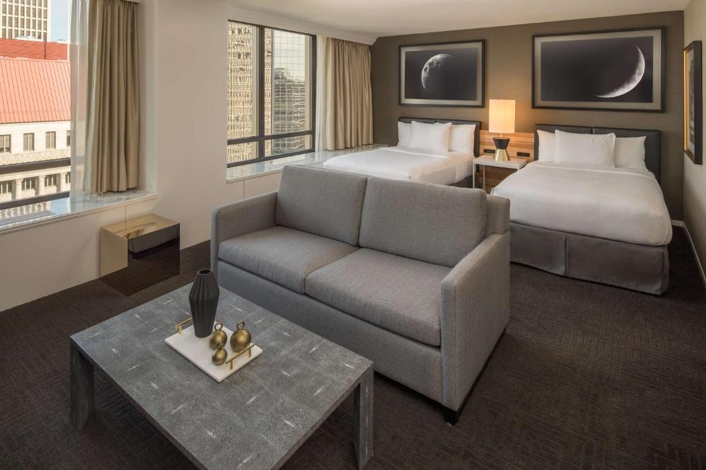 Hilton Portland Downtown - Double Studio Suite With Two Double Beds
