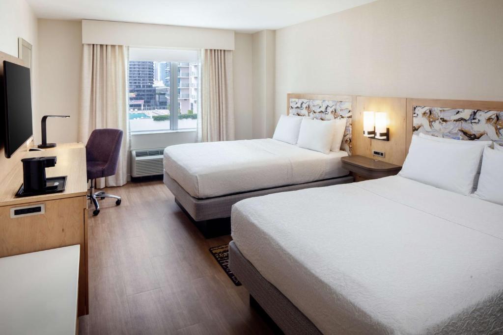 Hampton Inn & Suites by Hilton Miami Downtown/Brickell - Chambre Queen Avec Deux Lits Queen - Non-fumeur