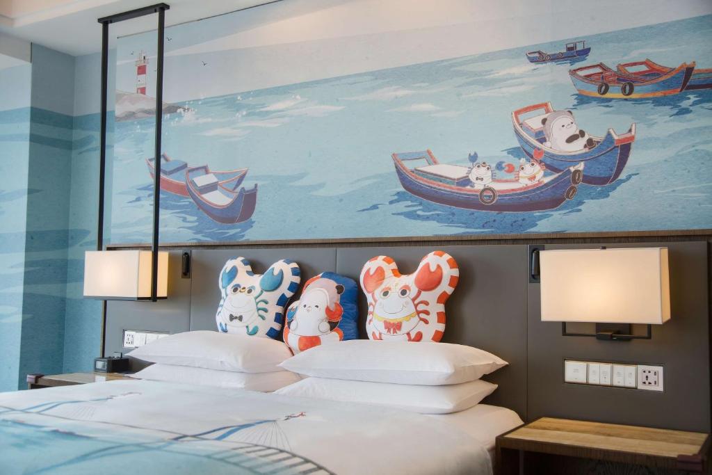 Hilton Zhoushan - Family Room With Crab There And Sea View