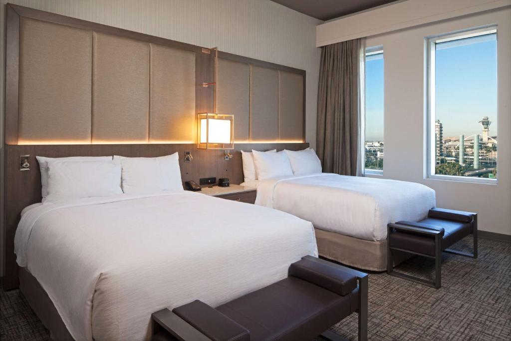 H Hotel Los Angeles, Curio Collection By Hilton - Deluxe Queenskamer Met Twee Queensize Bedden
