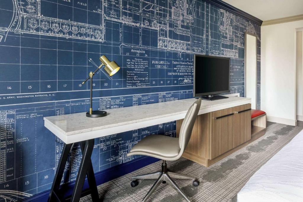 TV&#47;Unterhaltungsangebot in der Unterkunft Hilton Garden Inn Annapolis Downtown