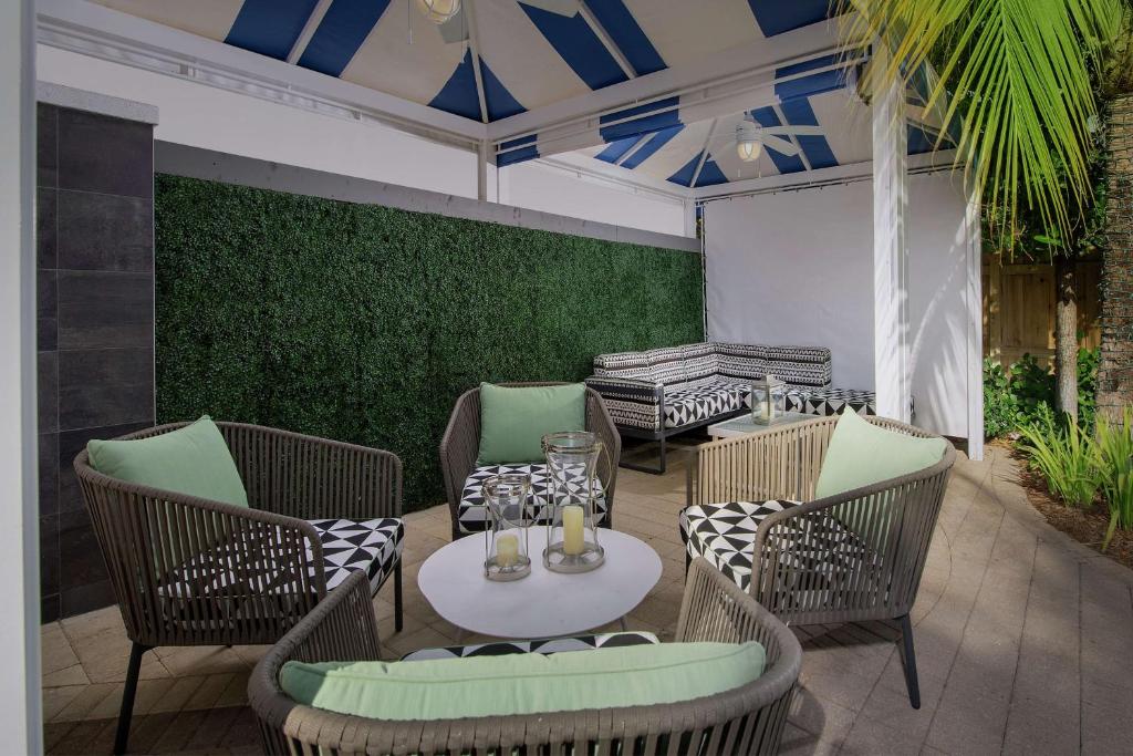 Posezení v ubytování Hilton Garden Inn Miami Brickell South