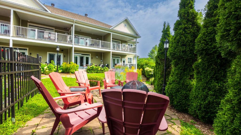 Zahrada ubytování Le 201 Champlain Bromont