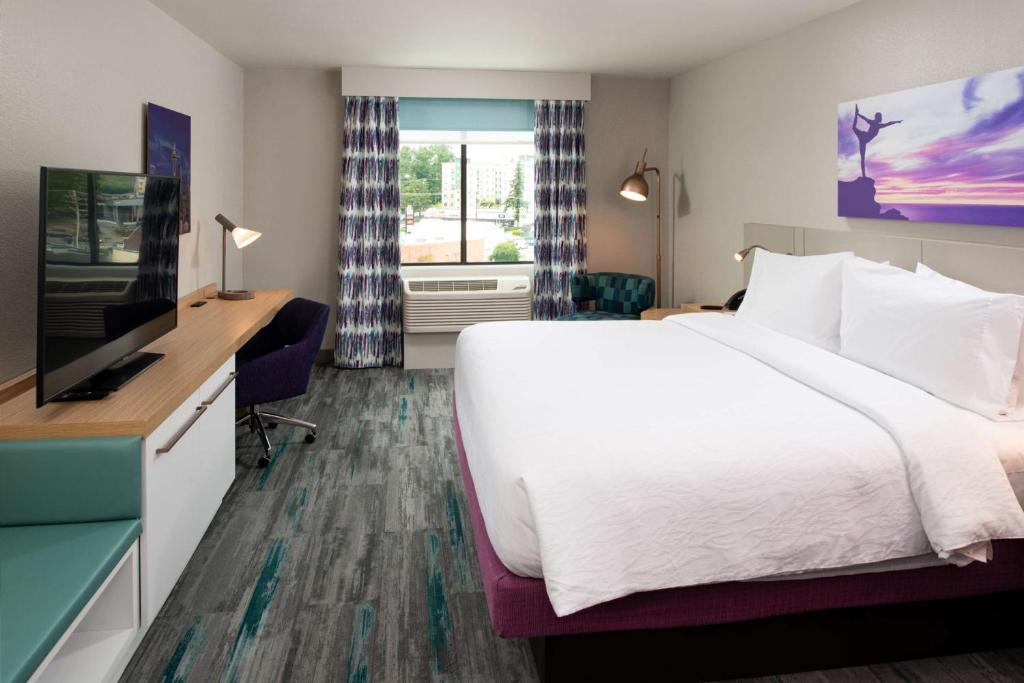 Hilton Garden Inn Seattle Lynnwood, Wa - King Room - Accès En Audition