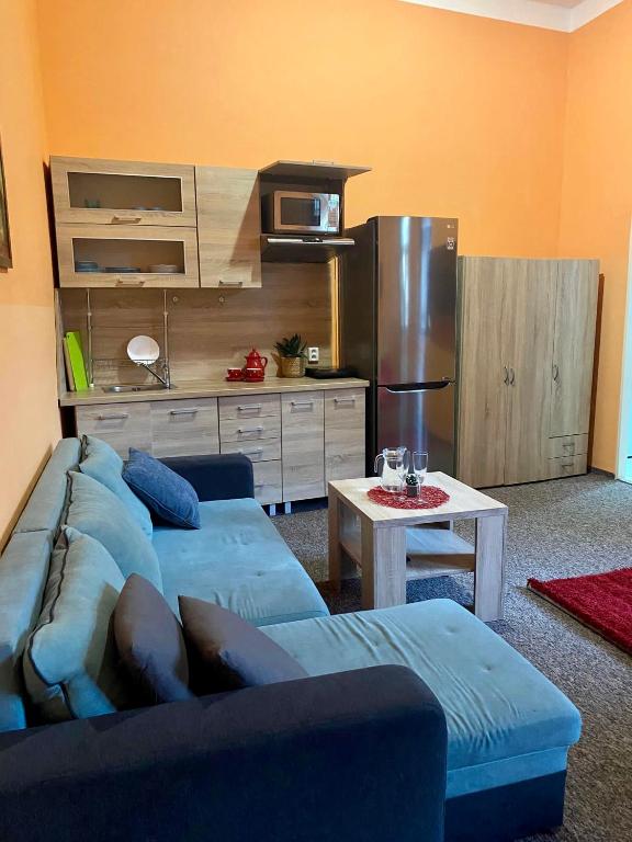 Kuchyň nebo kuchyňský kout v ubytování Thermal Apartments
