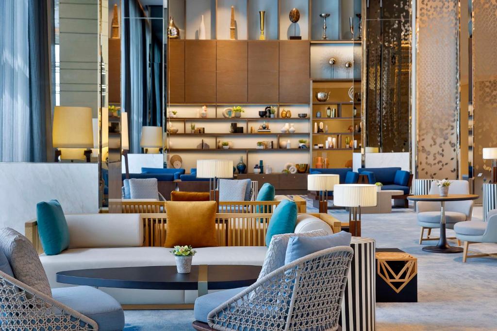 Posezení v ubytování Hilton Abu Dhabi Yas Island