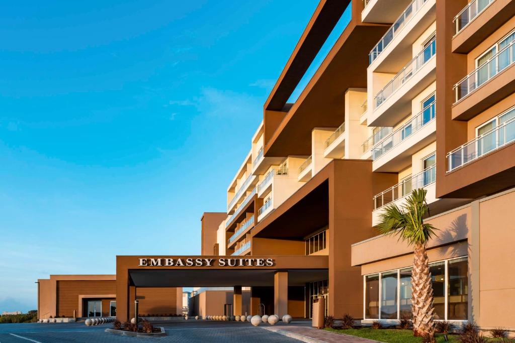 O edifício em que o resort se localiza