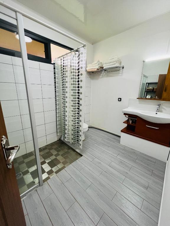Koupelna v ubytování Villa Toa Pearl Bora Bora