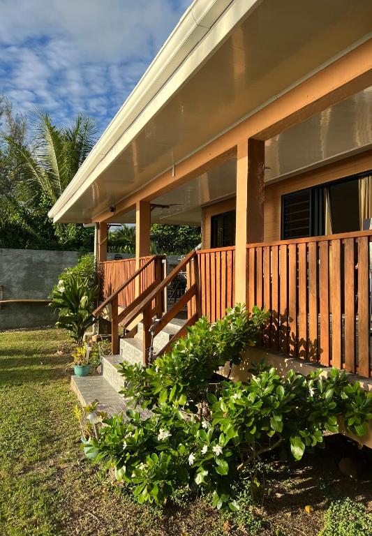 Zahrada ubytování Villa Toa Pearl Bora Bora