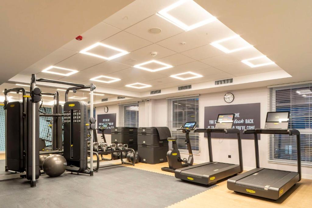 Fitness centrum a/nebo fitness zařízení v ubytování Hampton By Hilton Bialystok