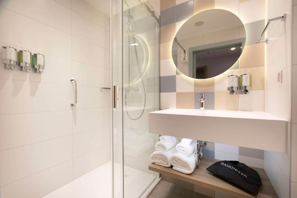 Koupelna v ubytování Hampton By Hilton Bialystok