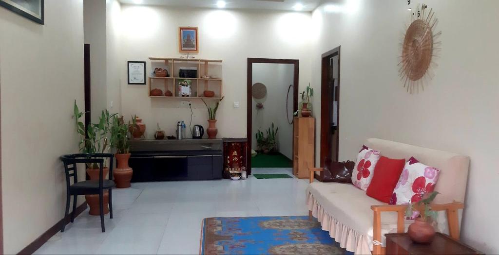 Posezení v ubytování Namo Angkor Villa