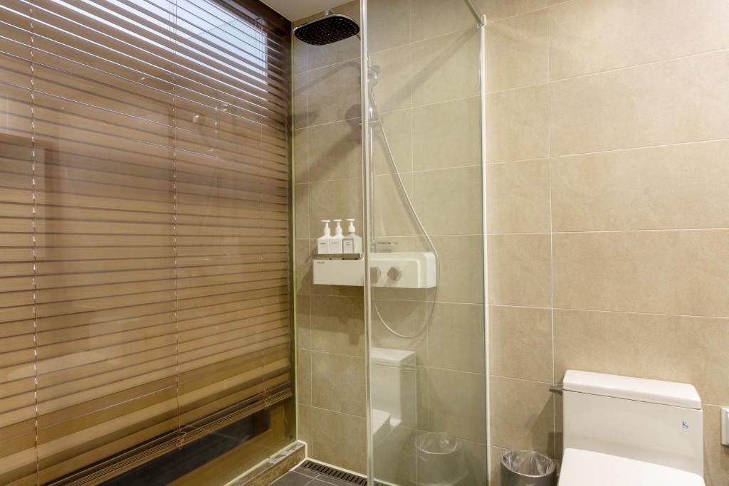 Koupelna v ubytování Mate Hotel Paju