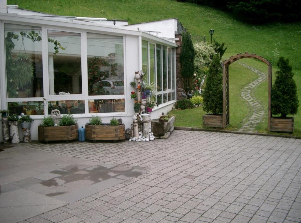Zahrada ubytování B&B Appartments Cudlea