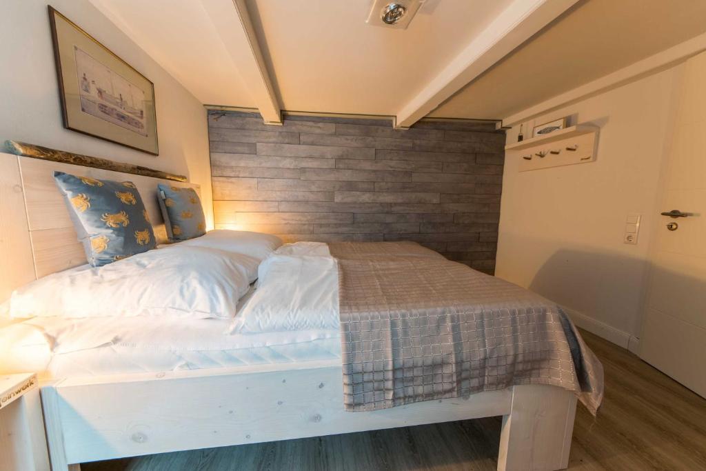 Postel nebo postele na pokoji v ubytování Exklusives Nordic Lighthouse