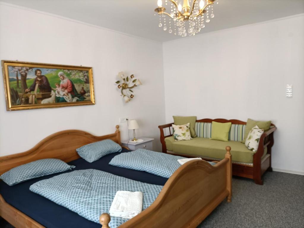 Część wypoczynkowa w obiekcie Ferienhaus Somloi Sellö