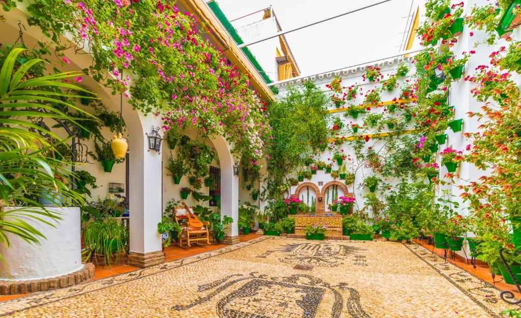 Vonkajšia záhrada v ubytovaní Boho Suite Apartment