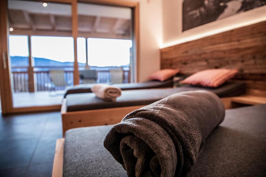 Postel nebo postele na pokoji v ubytování Kieserhof Apartment Berg