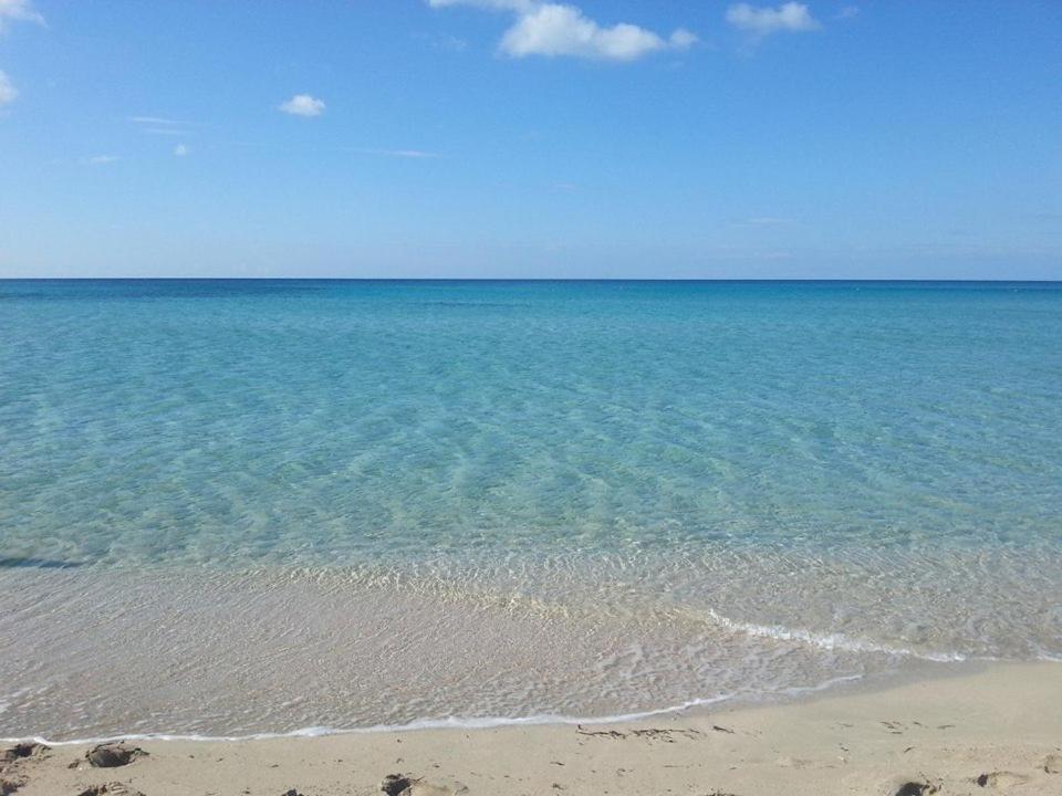 a view of the ocean from the beach at casa gialla mare del salento in Maruggio