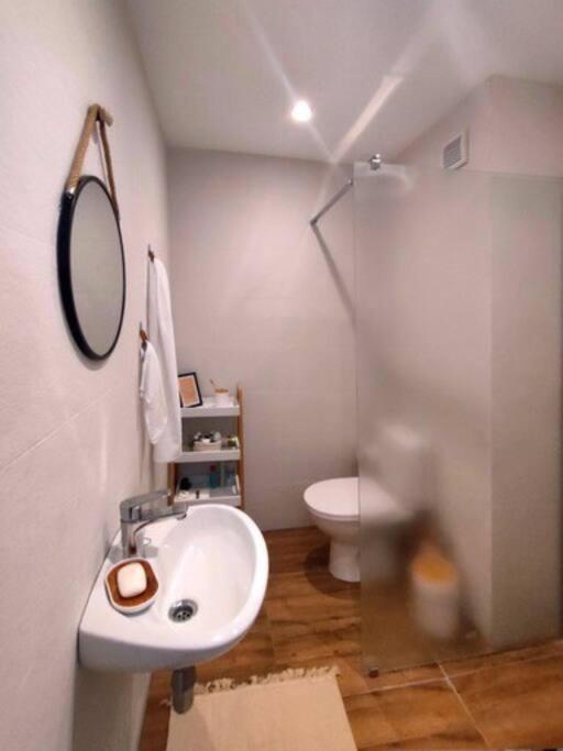 Koupelna v ubytování Specious Modern Apartment