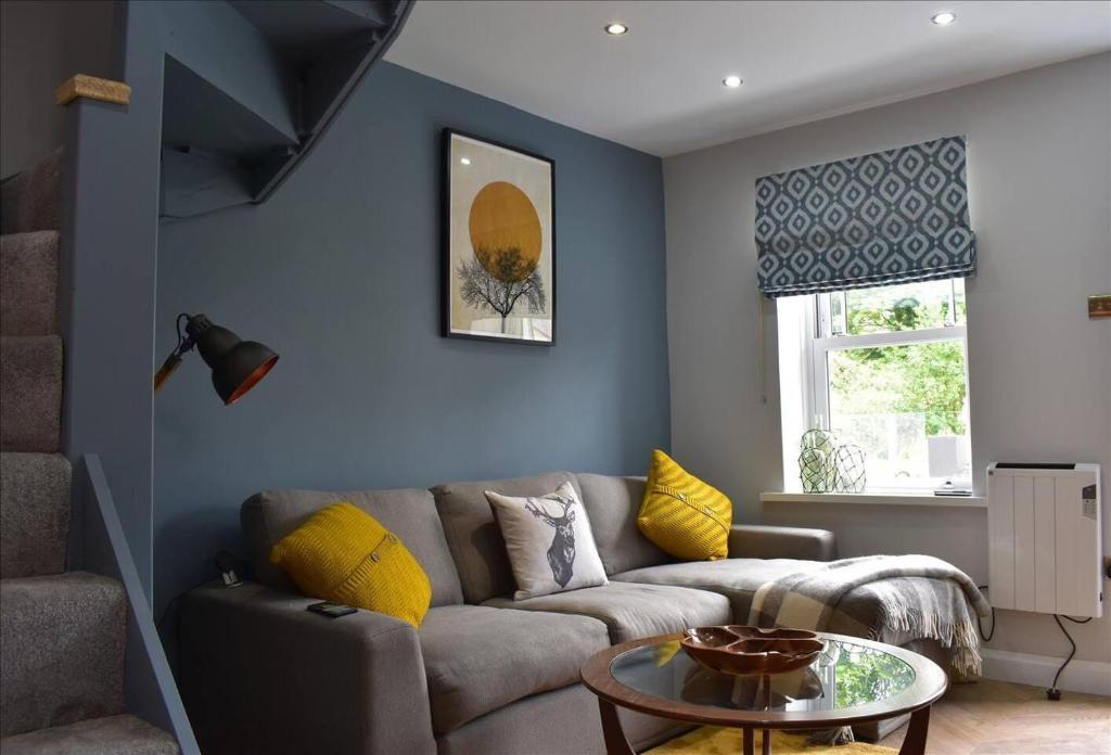 Istumisnurk majutusasutuses Luxury 2-Bed Cottage in Llansteffan
