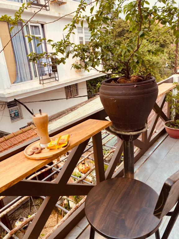 Balkón nebo terasa v ubytování SEVEN HOMESTAY(HUE)