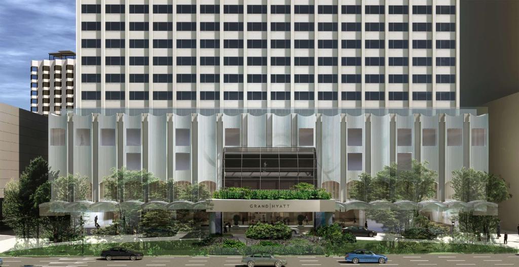 a rendering of the front of a building at Grand Hyatt Singapore in Singapore