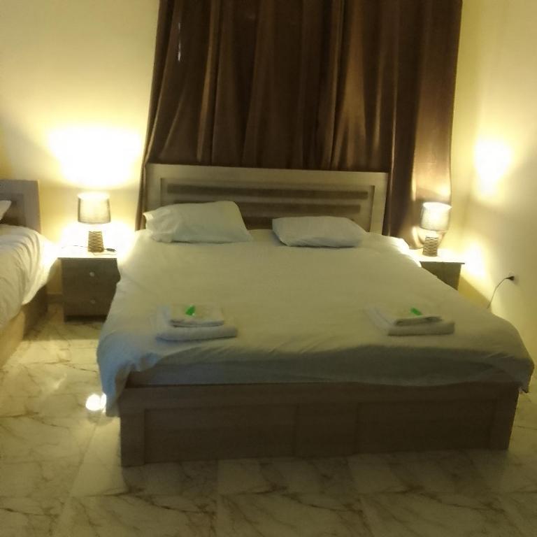 Postel nebo postele na pokoji v ubytování Dream house hotel jerash