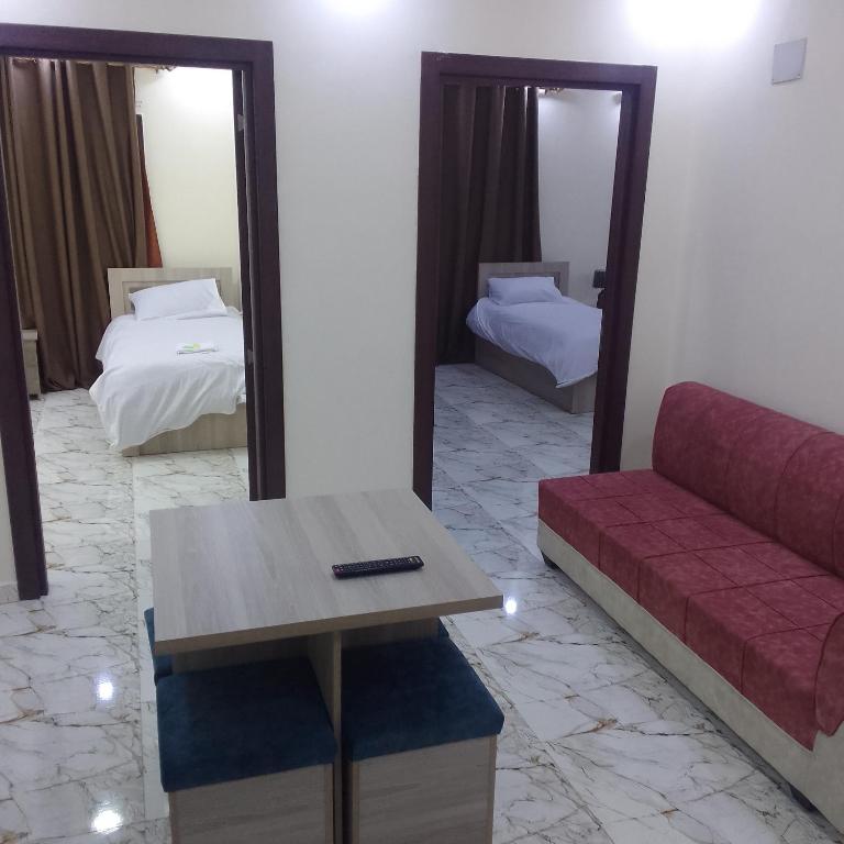 Postel nebo postele na pokoji v ubytování Dream house hotel jerash