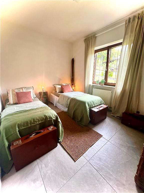 Postel nebo postele na pokoji v ubytování Casa Pura