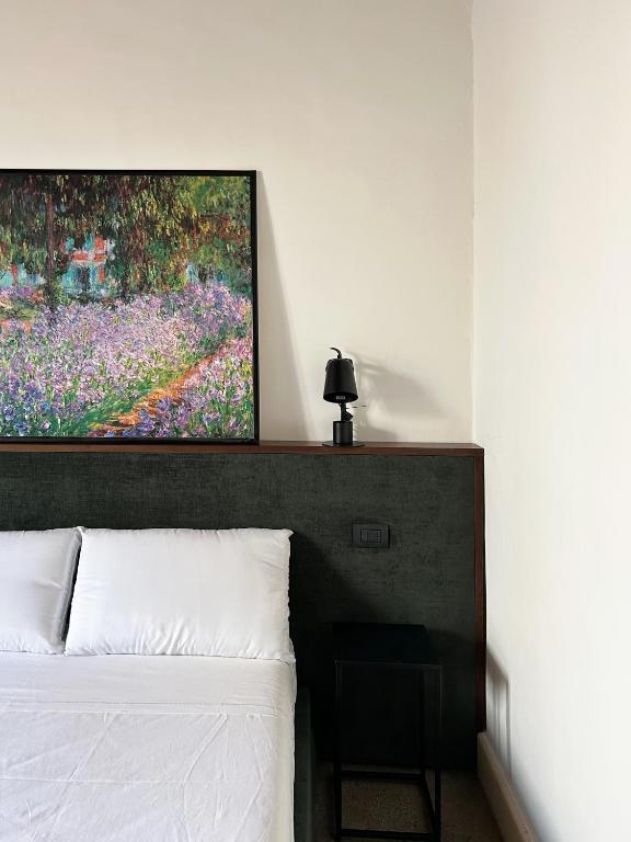 Voodi või voodid majutusasutuse Roiss Haus Suites toas