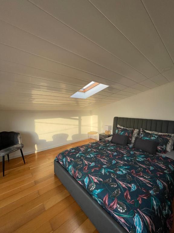 Postel nebo postele na pokoji v ubytování Apartamento Deluxe Ribeira Brava
