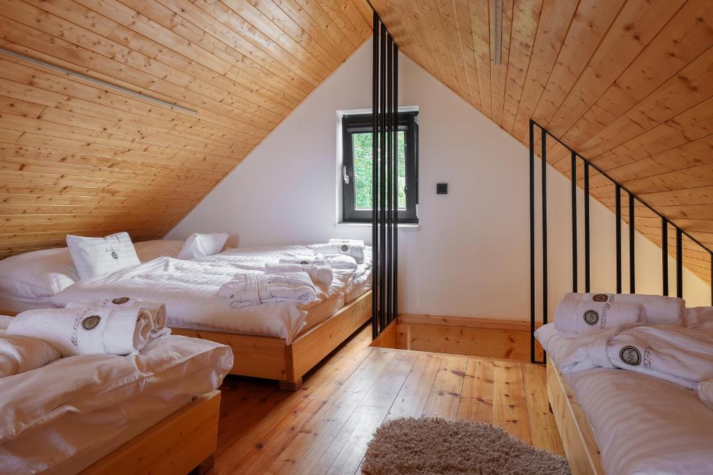 Postel nebo postele na pokoji v ubytování Meditrine