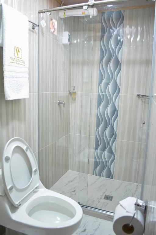 Koupelna v ubytování HOTEL EL VALENCIA