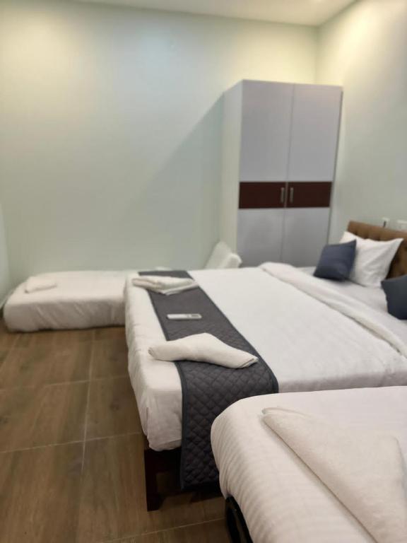 Postel nebo postele na pokoji v ubytování Serene Villa