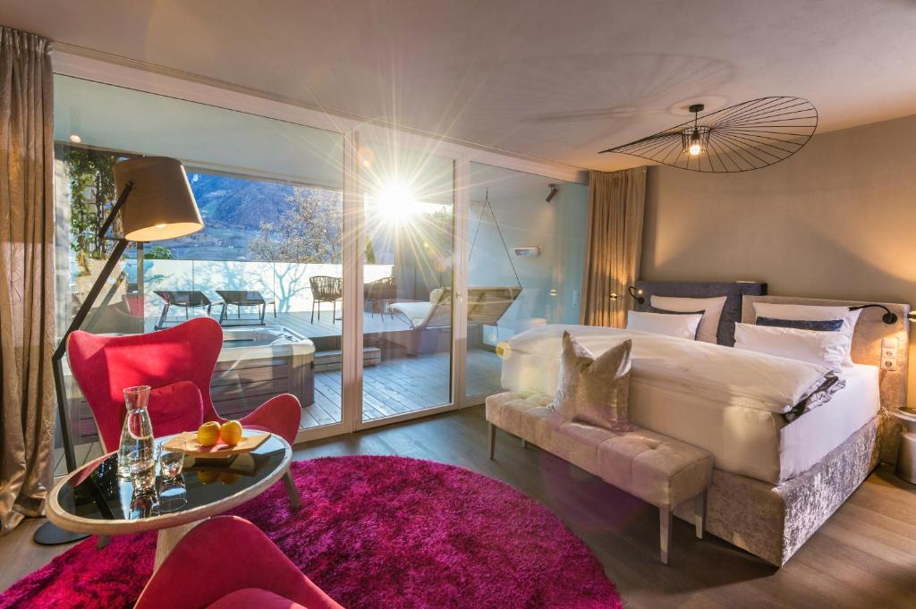 Posezení v ubytování Preidlhof Luxury Dolce Vita Resort