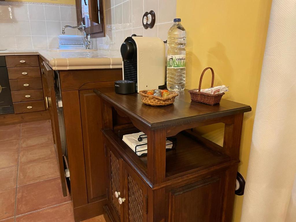 Kuchyň nebo kuchyňský kout v ubytování Casa Lidia - Antigua Posada Real
