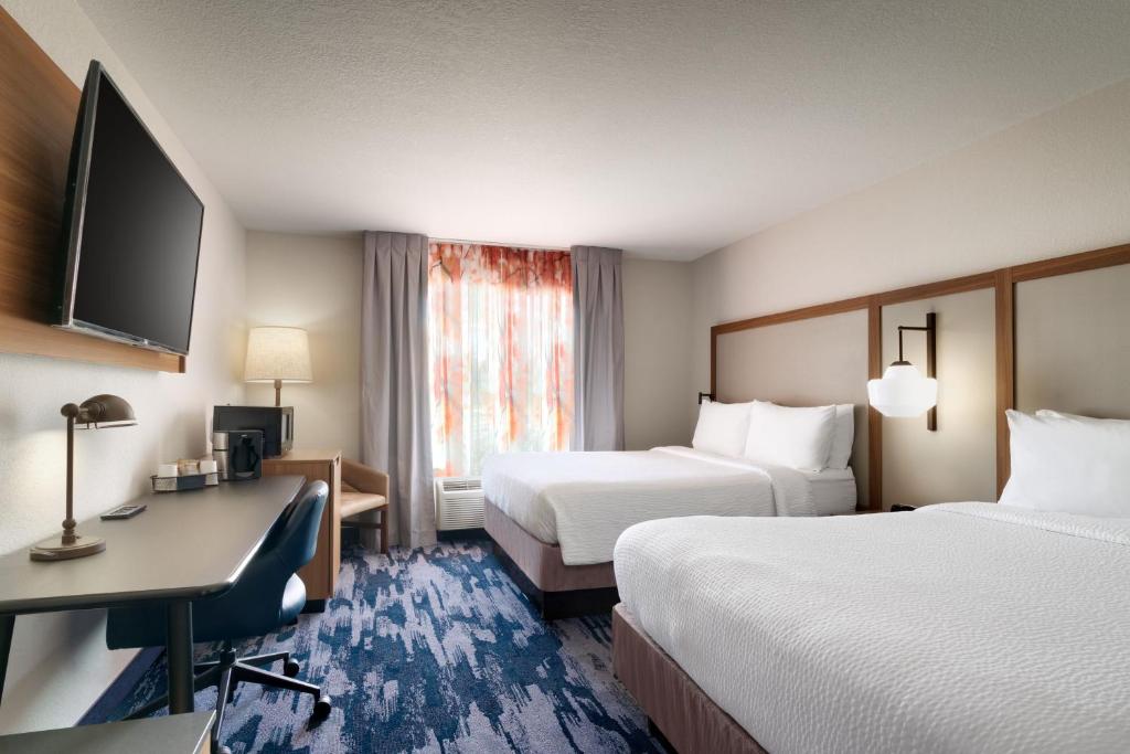 Postel nebo postele na pokoji v ubytování Fairfield Inn & Suites by Marriott Yakima