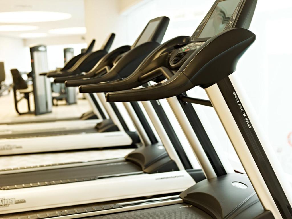 Fitness centrum a/nebo fitness zařízení v ubytování Optics Valley Kingdom Plaza Wuhan