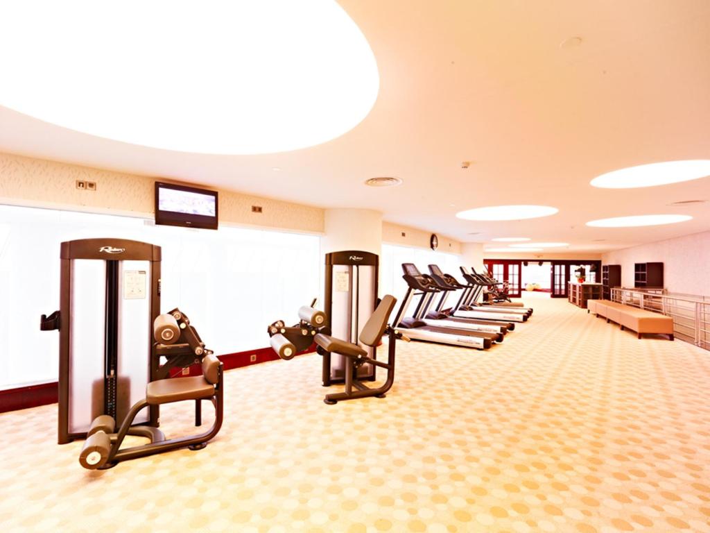 Fitness centrum a/nebo fitness zařízení v ubytování Optics Valley Kingdom Plaza Wuhan