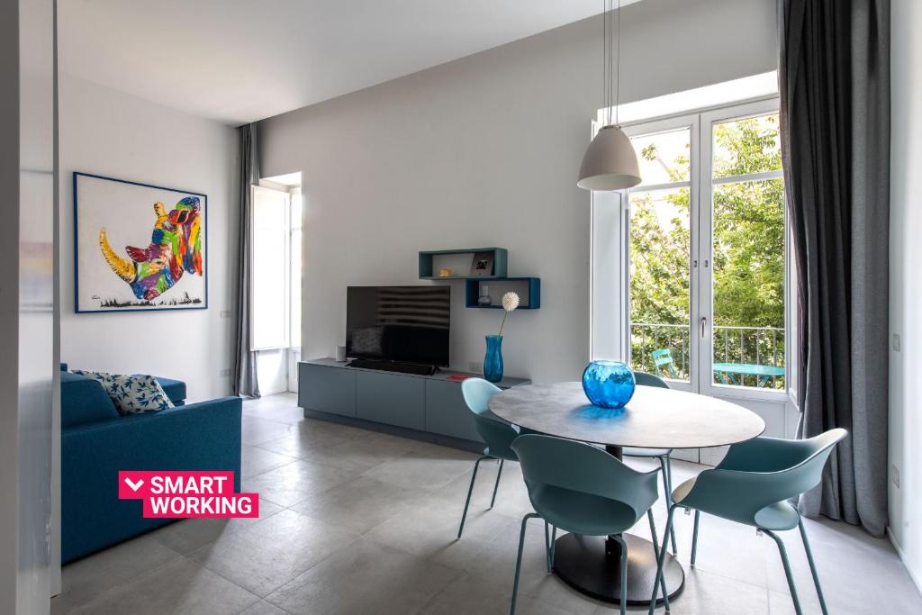 Μια τηλεόραση ή/και κέντρο ψυχαγωγίας στο Casa Azul alla Cala by Wonderful Italy