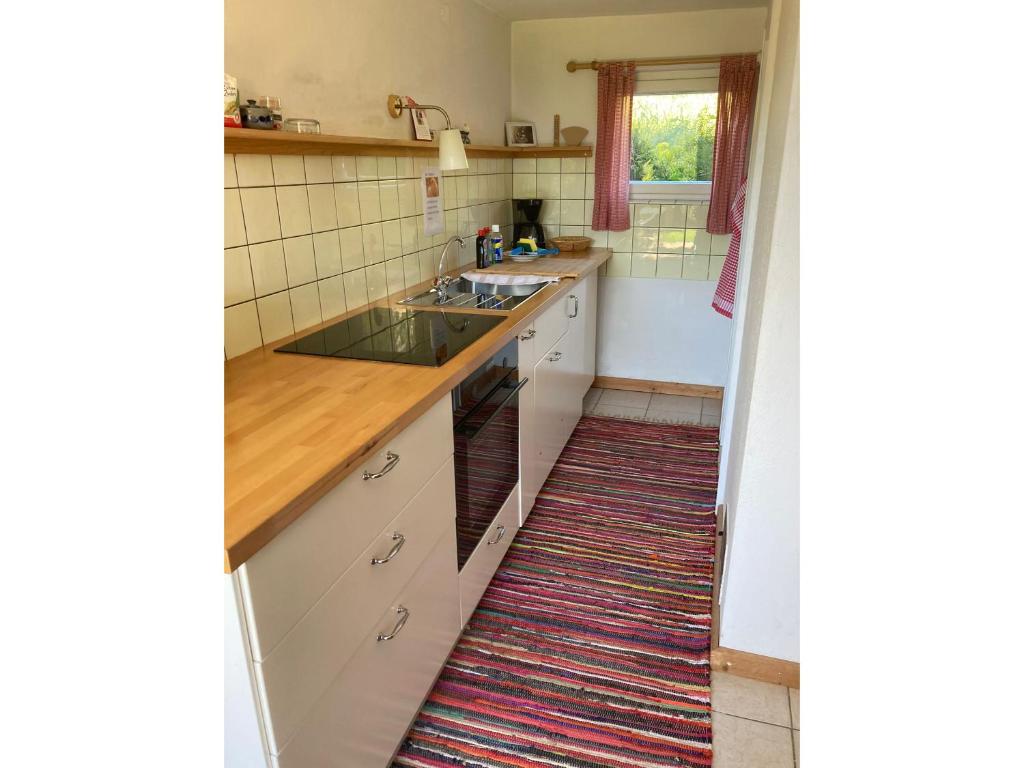 Kuchyň nebo kuchyňský kout v ubytování Berghütterl - Ferienhaus Ingerlhof