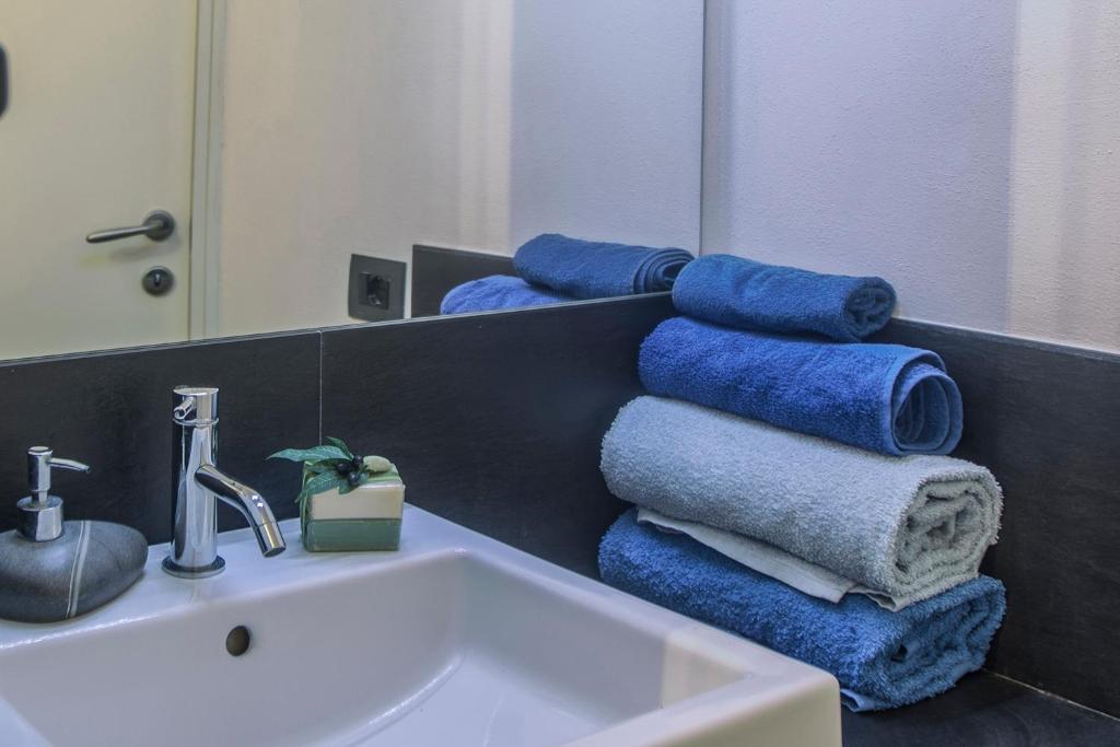 Koupelna v ubytování Lisetta Rooms